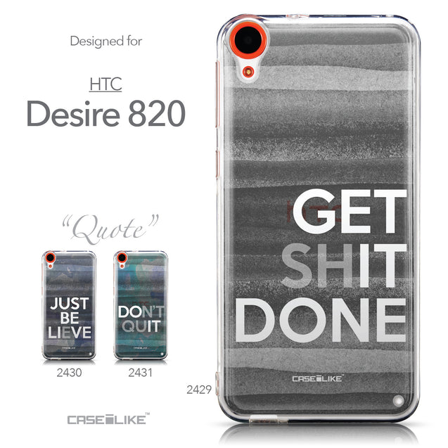 Collection - CASEiLIKE HTC Desire 820 back cover Quote 2429