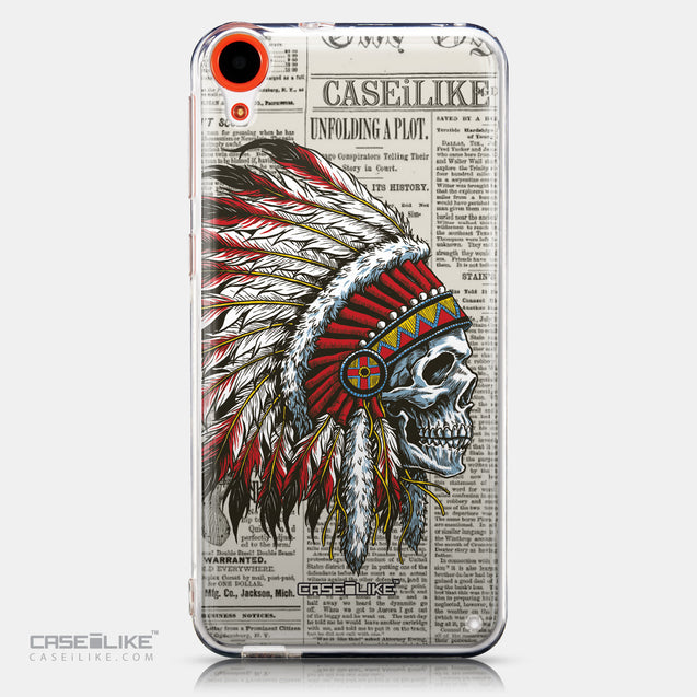 CASEiLIKE HTC Desire 820 back cover Art of Skull 2522