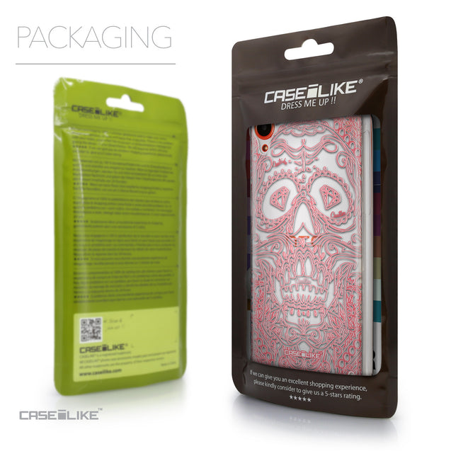 Packaging - CASEiLIKE HTC Desire 820 back cover Art of Skull 2525
