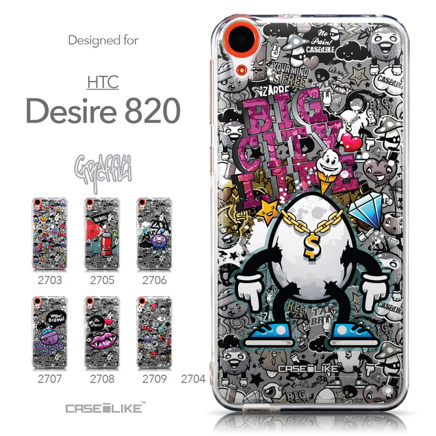 Collection - CASEiLIKE HTC Desire 820 back cover Graffiti 2704