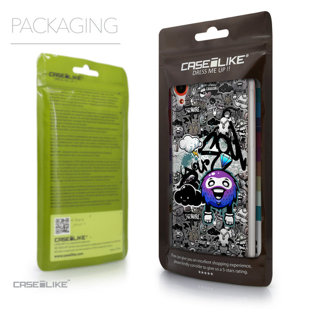 Packaging - CASEiLIKE HTC Desire 820 back cover Graffiti 2706