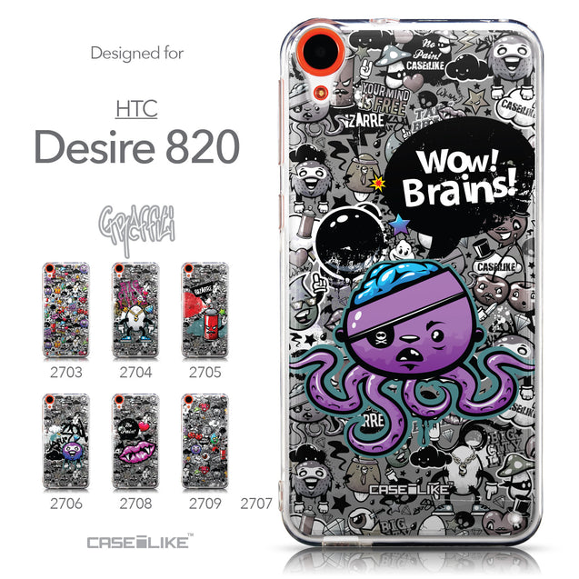 Collection - CASEiLIKE HTC Desire 820 back cover Graffiti 2707