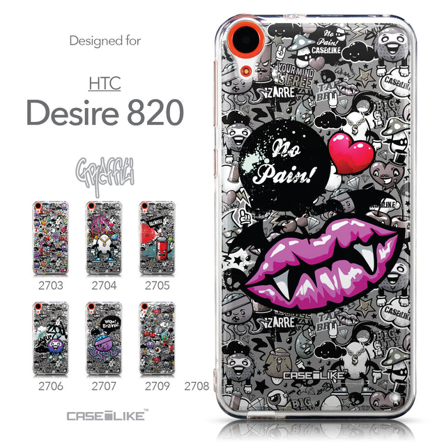 Collection - CASEiLIKE HTC Desire 820 back cover Graffiti 2708