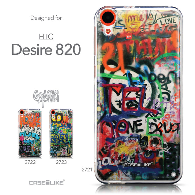 Collection - CASEiLIKE HTC Desire 820 back cover Graffiti 2721