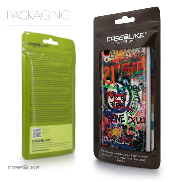 Packaging - CASEiLIKE HTC Desire 820 back cover Graffiti 2721