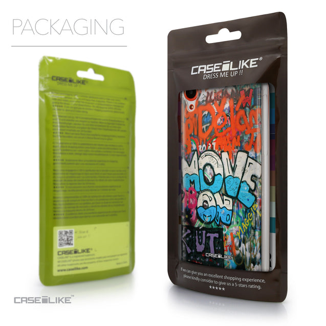 Packaging - CASEiLIKE HTC Desire 820 back cover Graffiti 2722