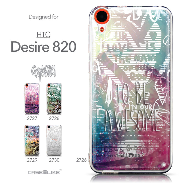 Collection - CASEiLIKE HTC Desire 820 back cover Graffiti 2726