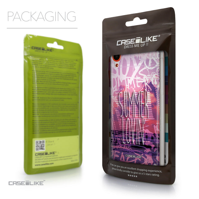 Packaging - CASEiLIKE HTC Desire 820 back cover Graffiti 2727