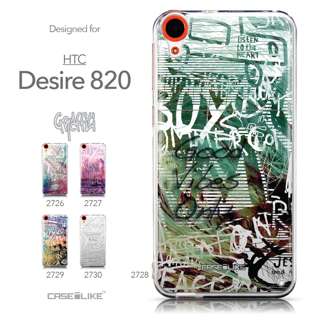 Collection - CASEiLIKE HTC Desire 820 back cover Graffiti 2728