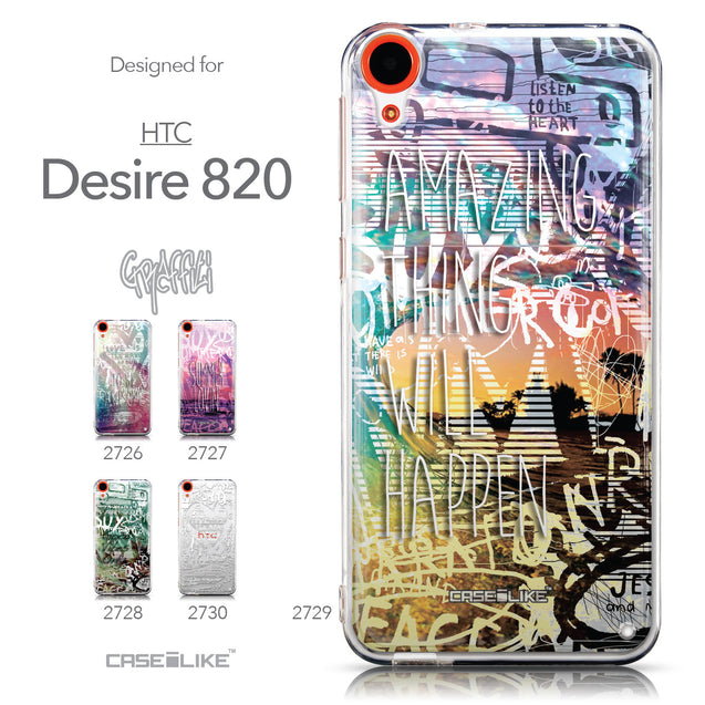 Collection - CASEiLIKE HTC Desire 820 back cover Graffiti 2729
