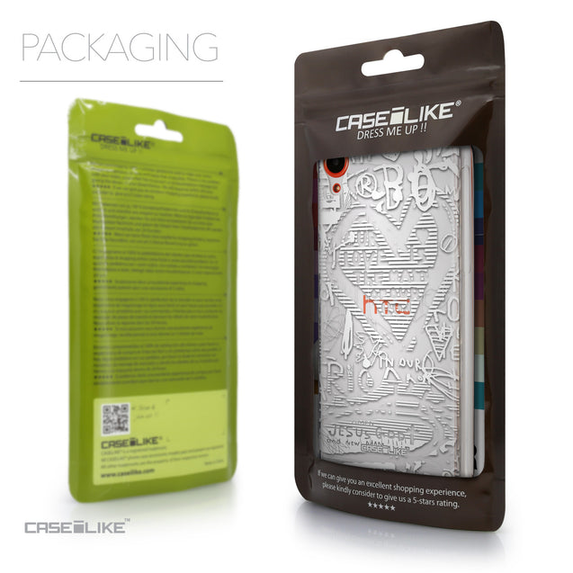 Packaging - CASEiLIKE HTC Desire 820 back cover Graffiti 2730