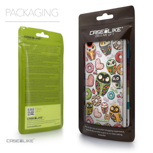 Packaging - CASEiLIKE HTC Desire 820 back cover Owl Graphic Design 3315
