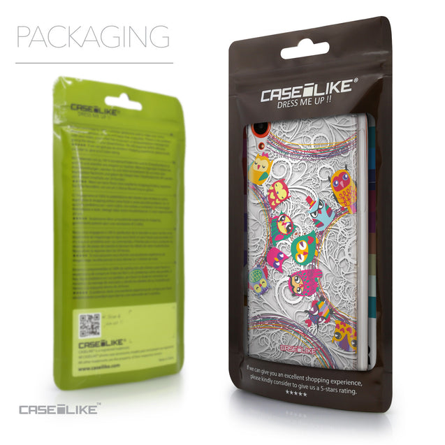 Packaging - CASEiLIKE HTC Desire 820 back cover Owl Graphic Design 3316