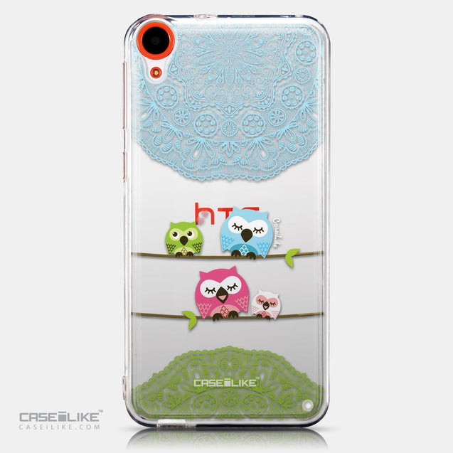 CASEiLIKE HTC Desire 820 back cover Owl Graphic Design 3318