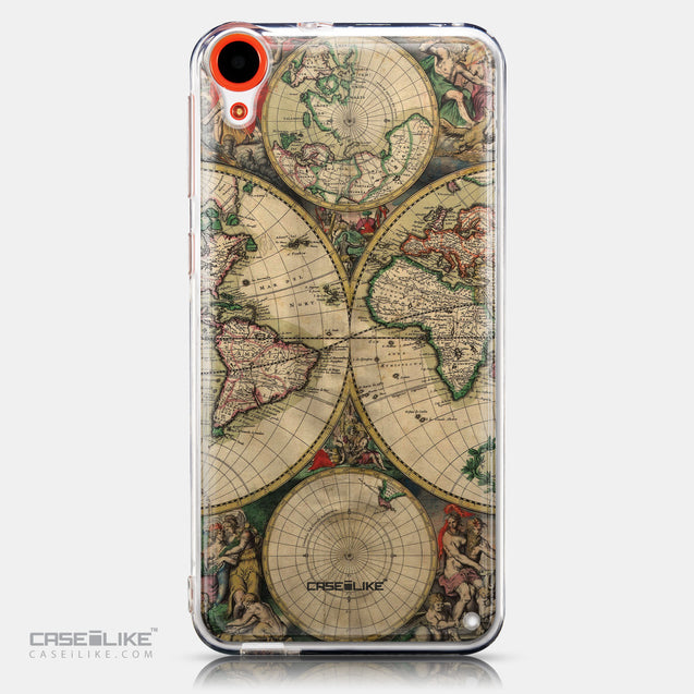 CASEiLIKE HTC Desire 820 back cover World Map Vintage 4607