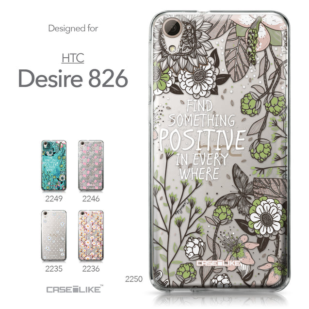 HTC Desire 826 case Blooming Flowers 2250 Collection | CASEiLIKE.com