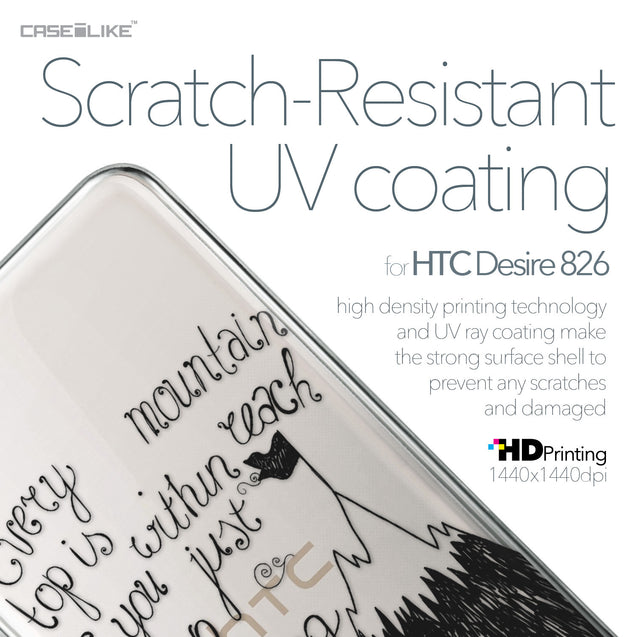 HTC Desire 826 case Quote 2403 with UV-Coating Scratch-Resistant Case | CASEiLIKE.com