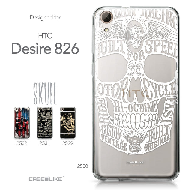 HTC Desire 826 case Art of Skull 2530 Collection | CASEiLIKE.com