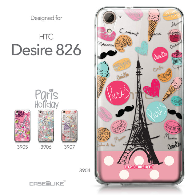 HTC Desire 826 case Paris Holiday 3904 Collection | CASEiLIKE.com