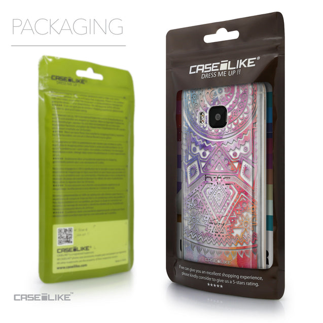 Packaging - CASEiLIKE HTC One M9 back cover Indian Line Art 2065