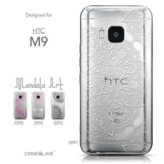 Collection - CASEiLIKE HTC One M9 back cover Mandala Art 2091