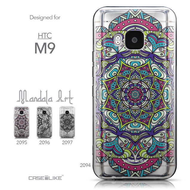 Collection - CASEiLIKE HTC One M9 back cover Mandala Art 2094