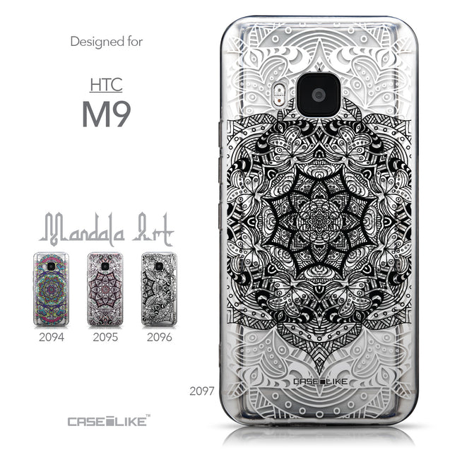 Collection - CASEiLIKE HTC One M9 back cover Mandala Art 2097