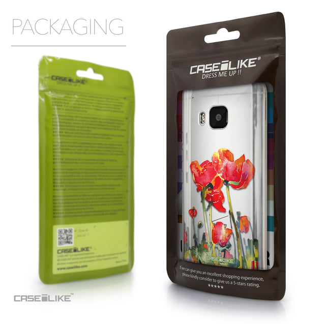 Packaging - CASEiLIKE HTC One M9 back cover Watercolor Floral 2230