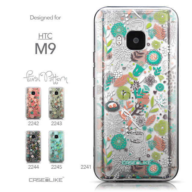 Collection - CASEiLIKE HTC One M9 back cover Spring Forest White 2241