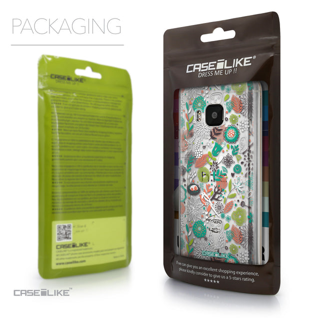 Packaging - CASEiLIKE HTC One M9 back cover Spring Forest White 2241
