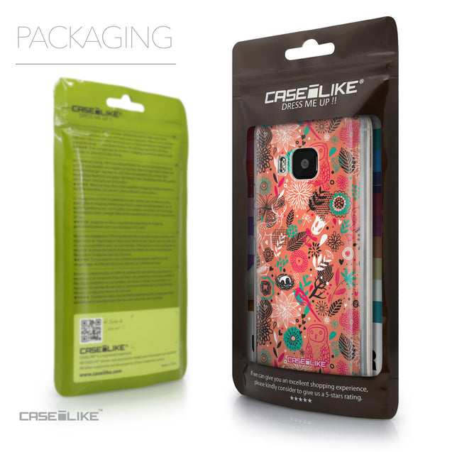 Packaging - CASEiLIKE HTC One M9 back cover Spring Forest Pink 2242