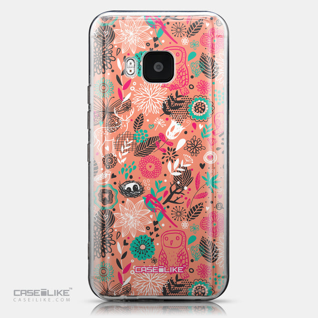 CASEiLIKE HTC One M9 back cover Spring Forest Pink 2242