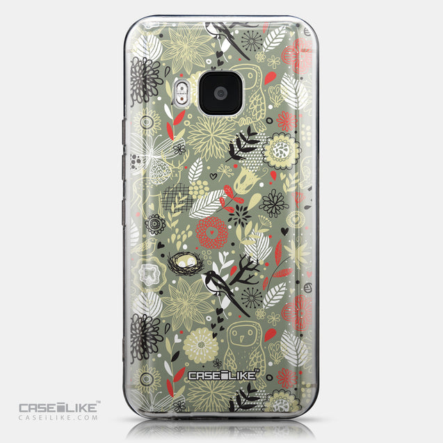 CASEiLIKE HTC One M9 back cover Spring Forest Gray 2243