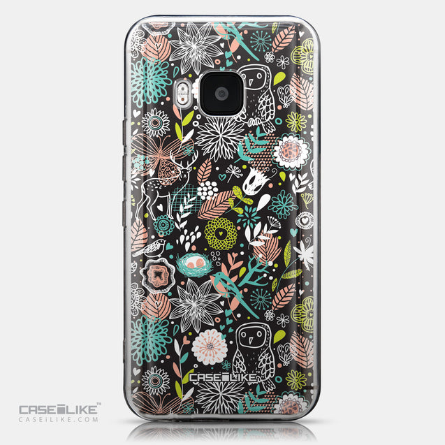 CASEiLIKE HTC One M9 back cover Spring Forest Black 2244