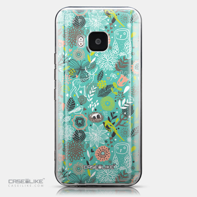 CASEiLIKE HTC One M9 back cover Spring Forest Turquoise 2245