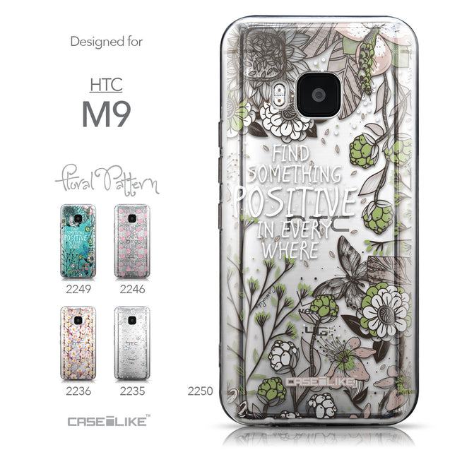 Collection - CASEiLIKE HTC One M9 back cover Blooming Flowers 2250