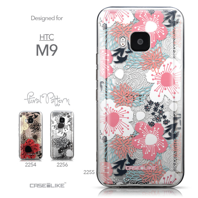 Collection - CASEiLIKE HTC One M9 back cover Japanese Floral 2255