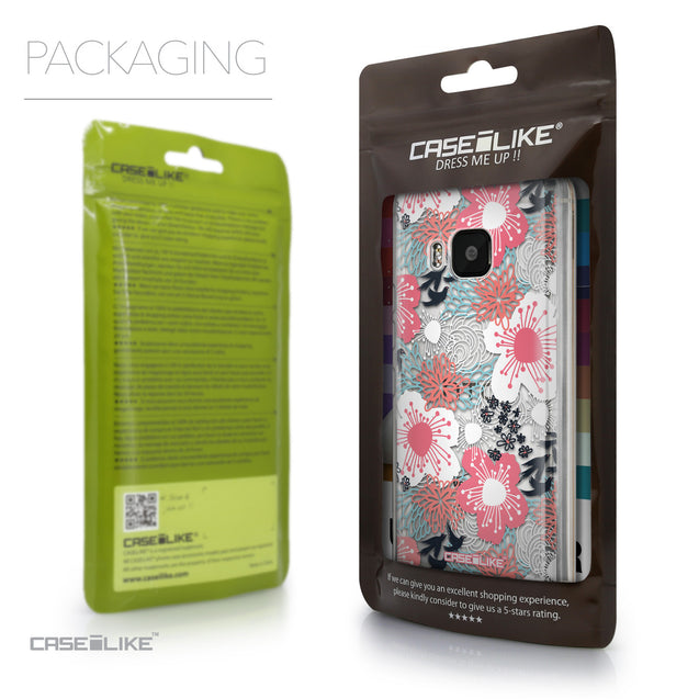 Packaging - CASEiLIKE HTC One M9 back cover Japanese Floral 2255
