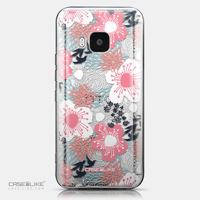 CASEiLIKE HTC One M9 back cover Japanese Floral 2255