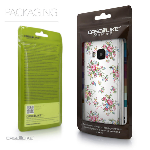 Packaging - CASEiLIKE HTC One M9 back cover Floral Rose Classic 2260