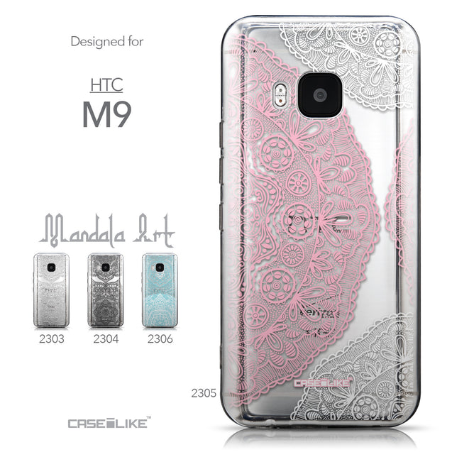Collection - CASEiLIKE HTC One M9 back cover Mandala Art 2305