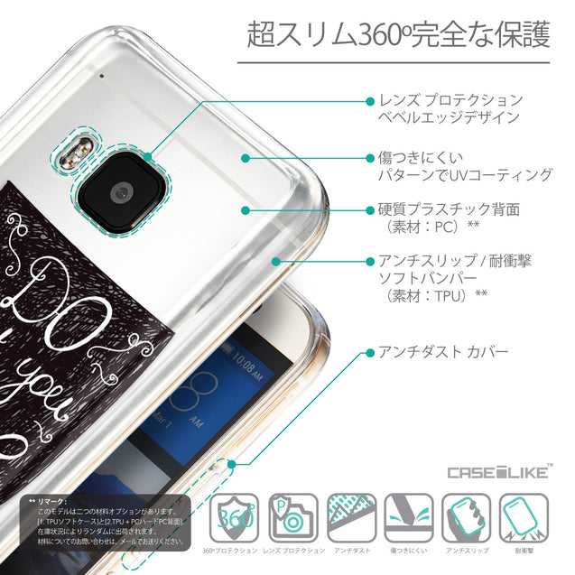 Details in Japanese - CASEiLIKE HTC One M9 back cover Quote 2400