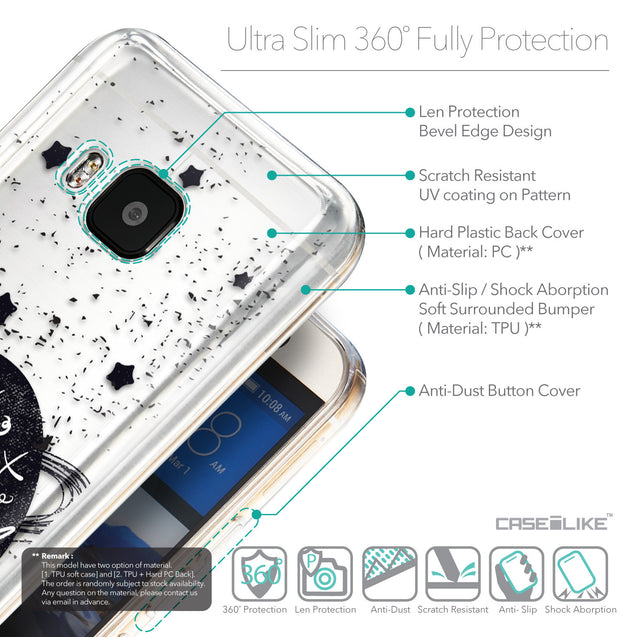 Details in English - CASEiLIKE HTC One M9 back cover Quote 2401