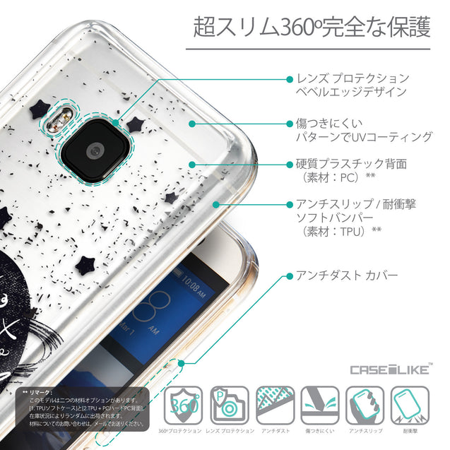 Details in Japanese - CASEiLIKE HTC One M9 back cover Quote 2401