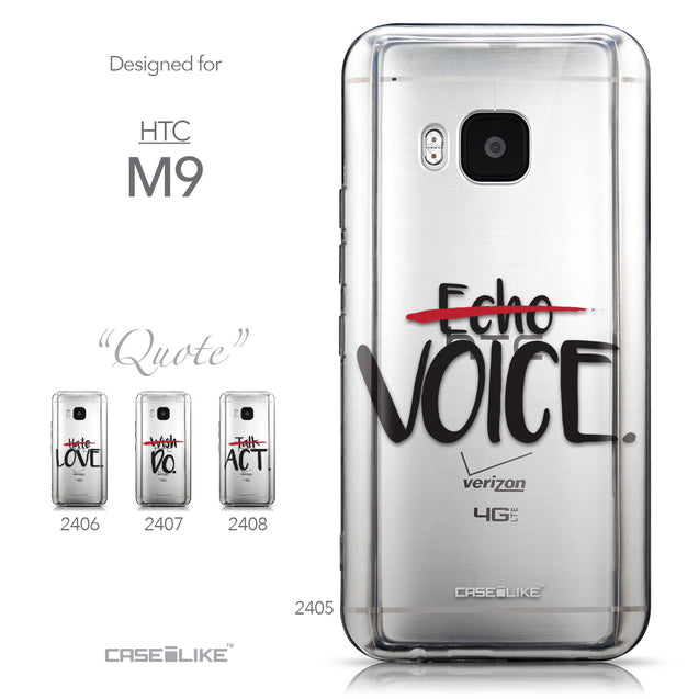 Collection - CASEiLIKE HTC One M9 back cover Quote 2405