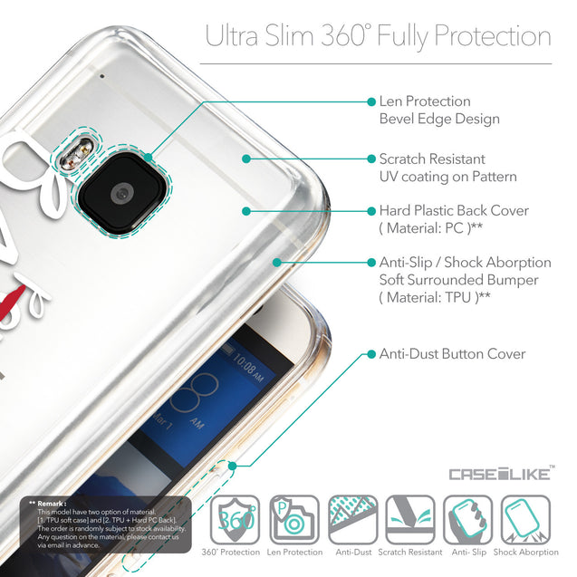 Details in English - CASEiLIKE HTC One M9 back cover Quote 2410