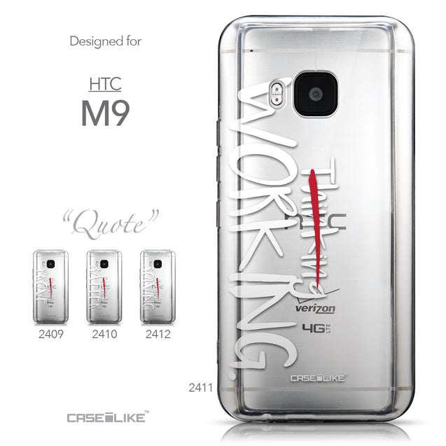 Collection - CASEiLIKE HTC One M9 back cover Quote 2411