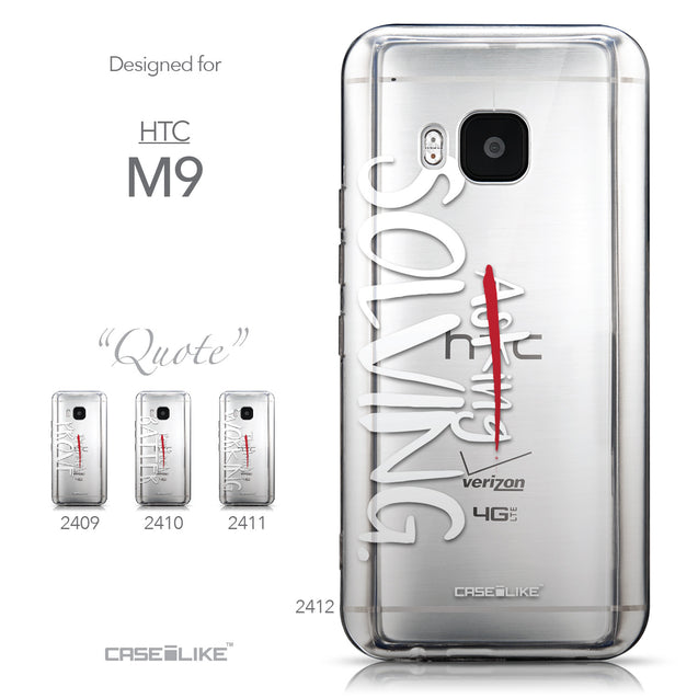 Collection - CASEiLIKE HTC One M9 back cover Quote 2412