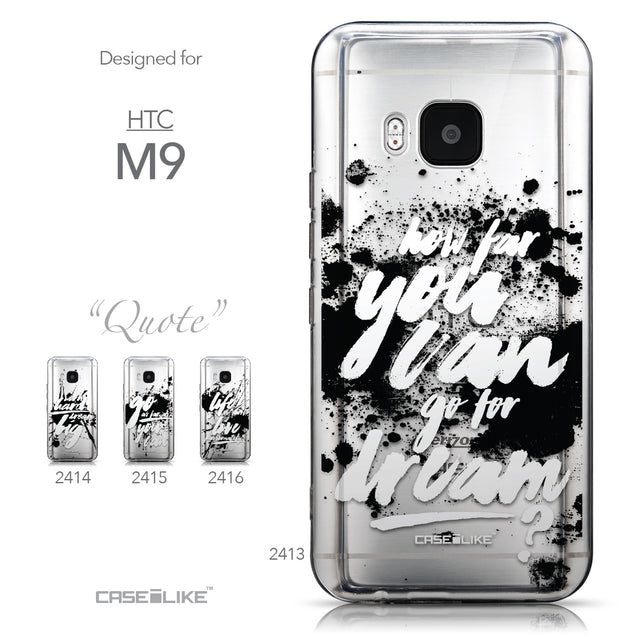 Collection - CASEiLIKE HTC One M9 back cover Quote 2413