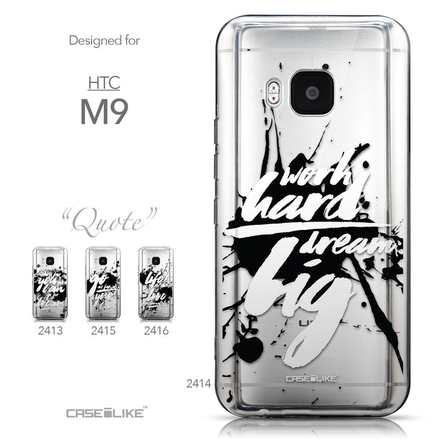 Collection - CASEiLIKE HTC One M9 back cover Quote 2414